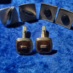 Vintage Cuff Links 3 pair